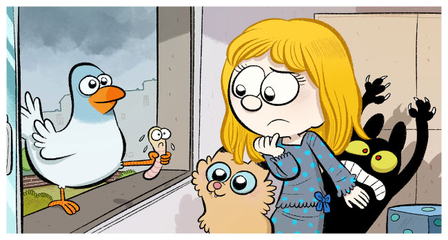 An illustration from one of my comic books.