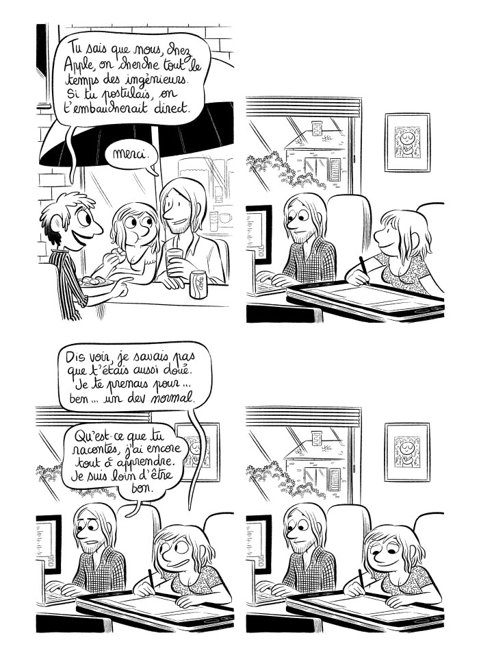 Je me rends compte qu'Adrien est un bon développeur et qu'il pourrait même se faire engager chez Apple s'il le voulait. 