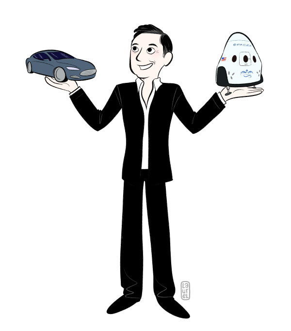 Elon Musk, un mec trop cool qui fait penser à Stark (rien à voir avec Game of Thrones).