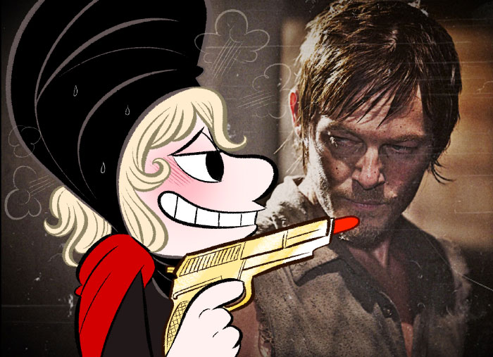 Norman Reedus (Daryl in the Walking Dead) appears as Judas in the clip of Lady Gaga! Incredible!