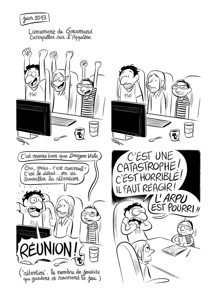 Enfer et damnation! Le jeu ne marche pas aussi bien qu'on l'avait prévu. C'est une catastrophe, s'écrie le CEO, qui a comme toujours la tête sur les épaules et un sang froid à toute épreuve. 