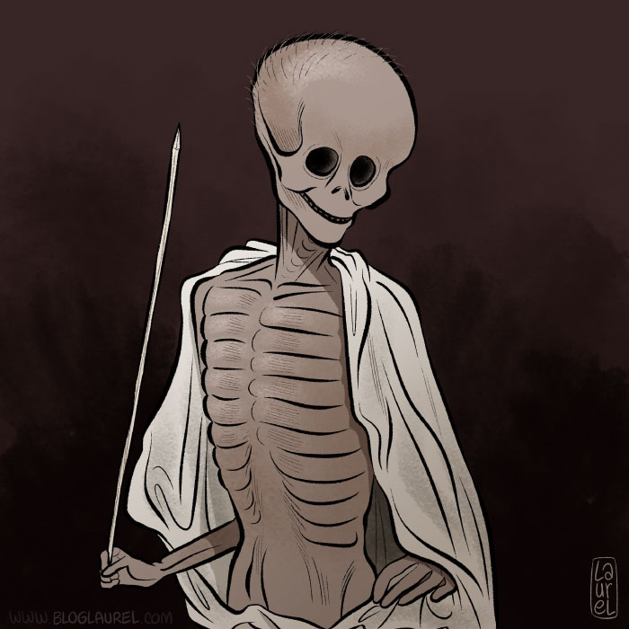 Rotten dot com skeleton