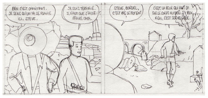 Crayonné d'Ultimex par François Gadant (Gad)