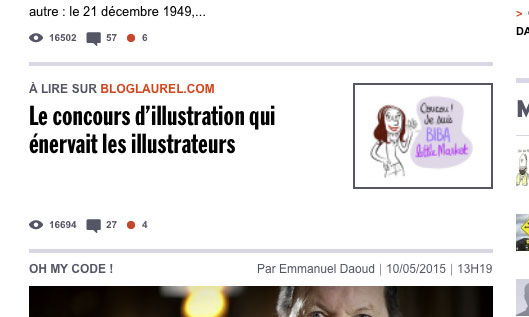 Rue89 effet Streisand Biba magazine a Little Market