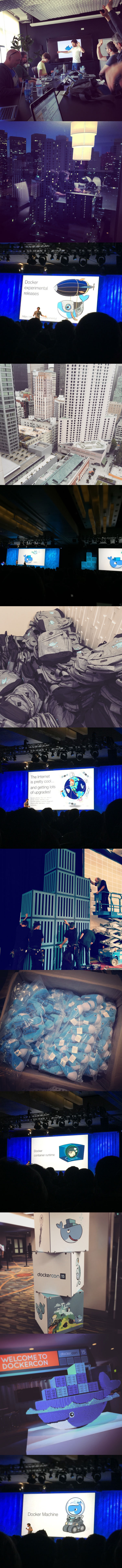 Solomon Hykes, DockerCon (Docker), Marriott hotel of San Francisco, 2015. 