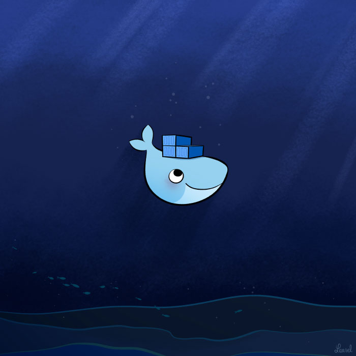 Moby Dock, Docker, by Bloglaurel 