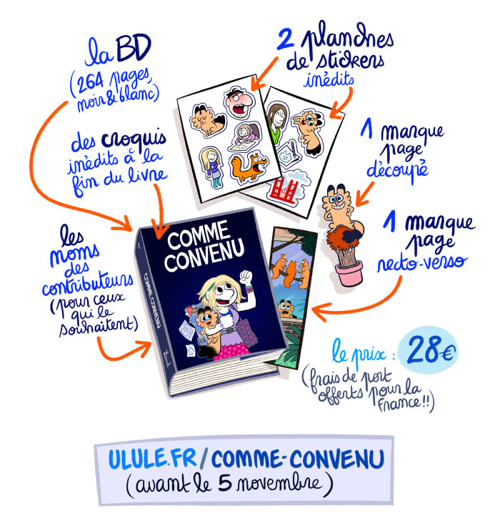 Stretch goal atteint! Financement participatif Ulule bloglaurel Comme convenu BD