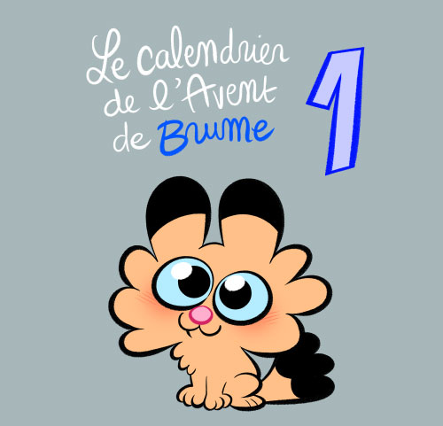 Calendrier de l'avent chat Brume bloglaurel 