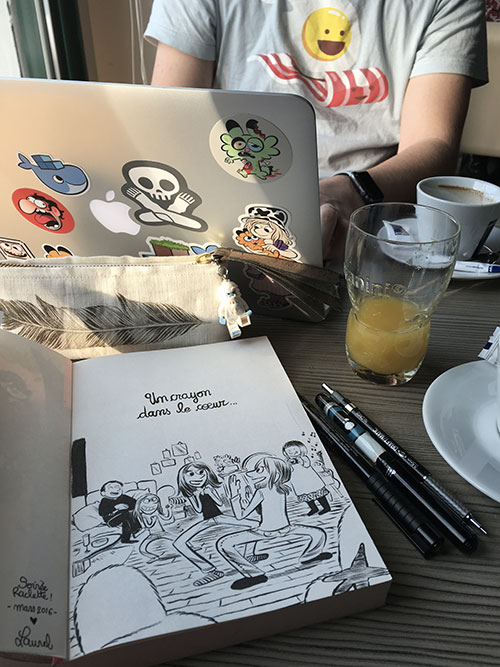 Dessin illustration bloglaurel 
