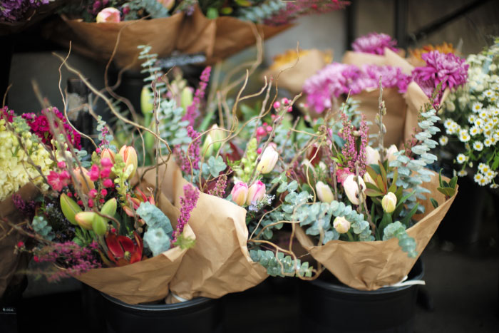 Des fleurs dans le quartier Mission à San Francisco.  - by Laurel Duermael 