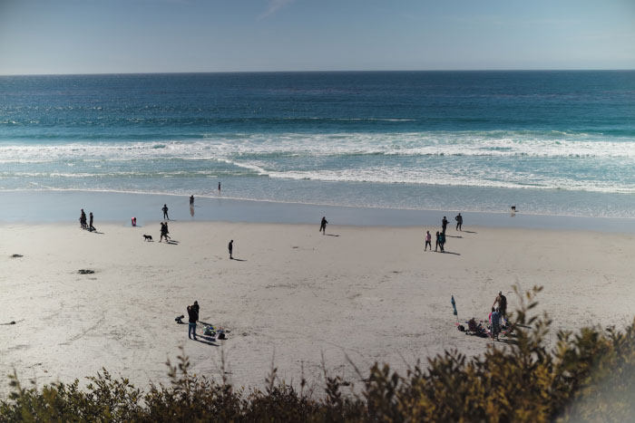 La plage de Carmel - Photo Laurel Duermael 