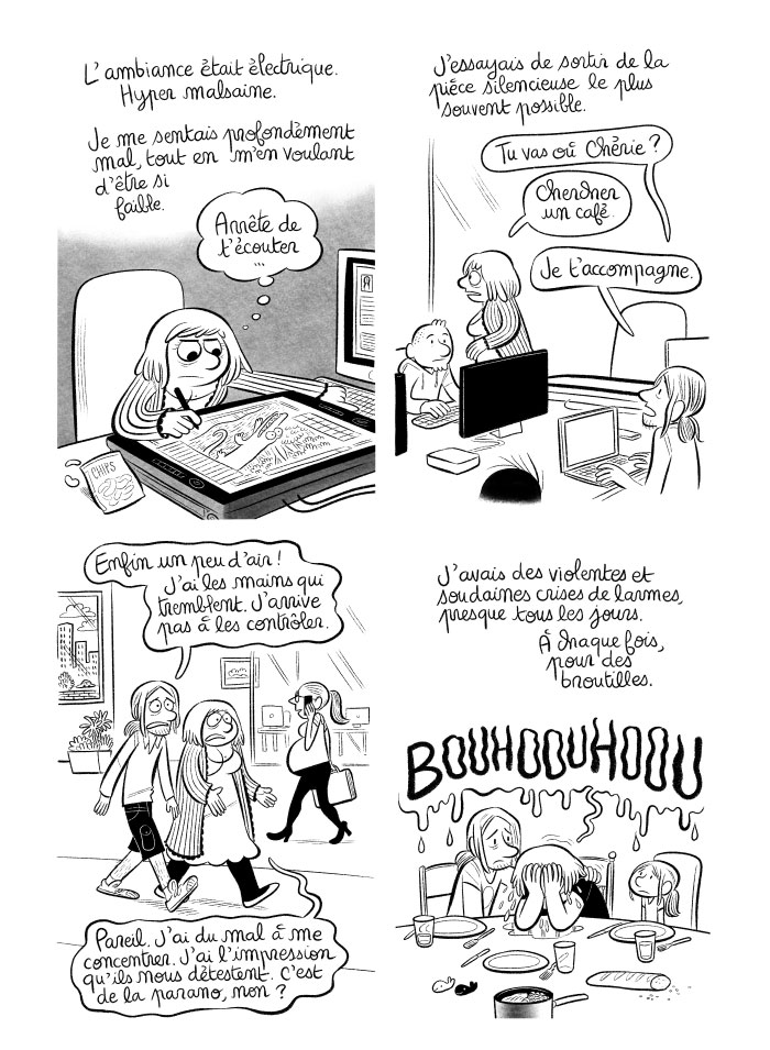 Le stress dû au harcèlement au bureau... 