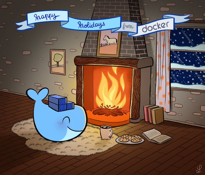 Docker (Moby Dock) by Laurel Duermael 