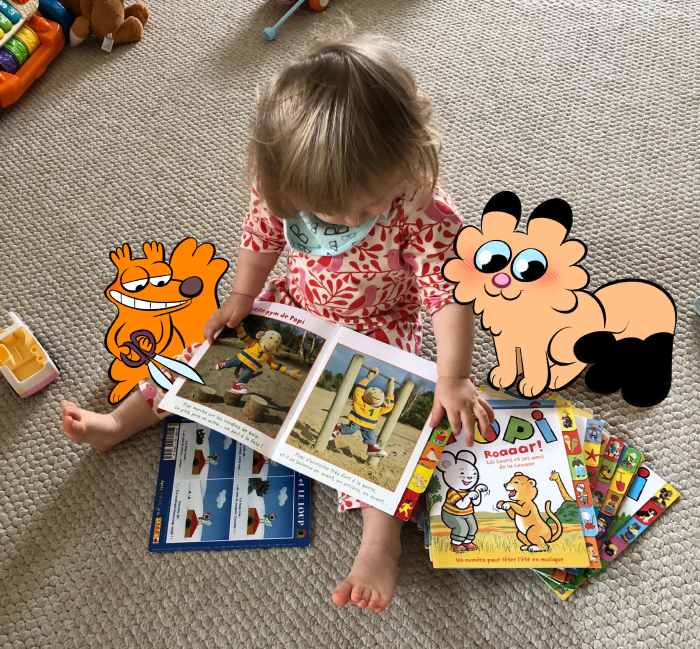 Notre fille est fan du magazine Popi pour les 0-3 ans.