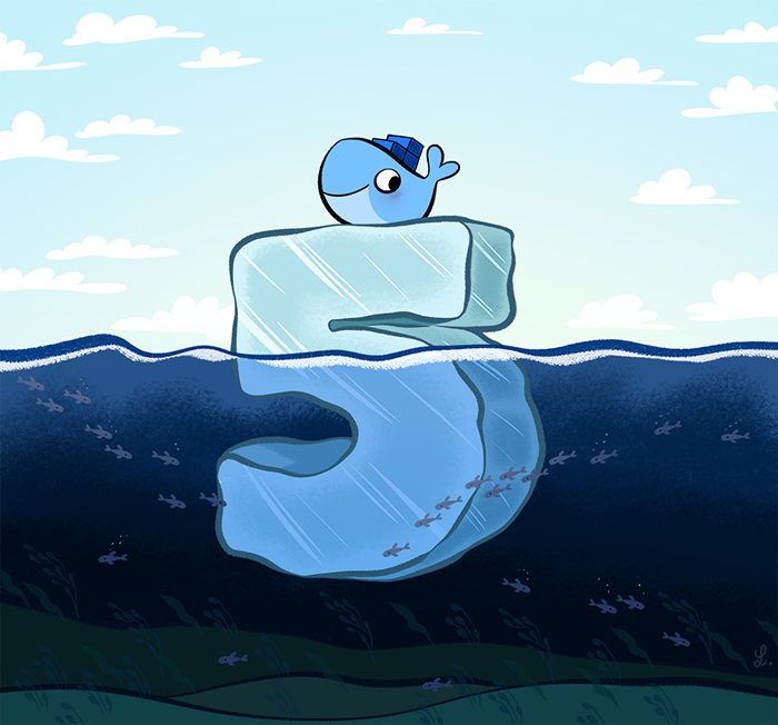 Dessins pour l'anniversaire de Docker par Laurel Duermael - Drawings for Docker birthday 